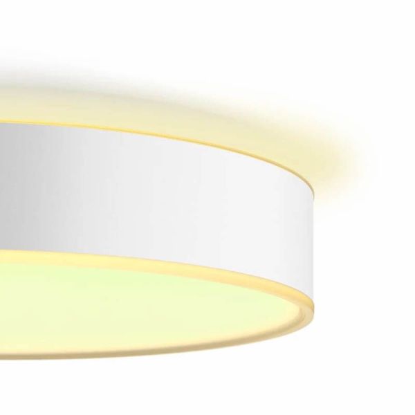 Detalle Plafón LED para interior Enrave XL Blanco Philips Hue 48W 6.100Lm 2.200K - 6.500K 8718696176474 | LeonLeds
