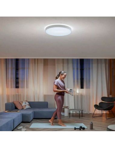Plafón LED para interior Enrave XL Blanco Philips Hue 48W 6.100Lm 2.200K - 6.500K 8718696176474 | LeonLeds