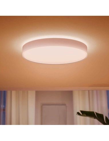 Plafón LED para interior Enrave XL Blanco Philips Hue 48W 6.100Lm 2.200K - 6.500K 8718696176474 | LeonLeds