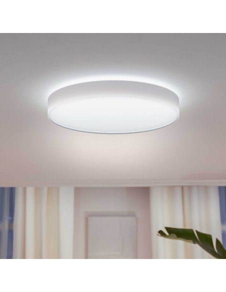 Plafón LED para interior Enrave XL Blanco Philips Hue 48W 6.100Lm 2.200K - 6.500K 8718696176474 | LeonLeds