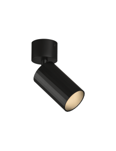 Foco de techo superficie negro MODRIAN Ø56,6mm GU10 (no incl.)