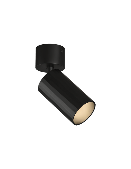 Foco de techo superficie negro MODRIAN Ø56,6mm GU10 (no incl.)