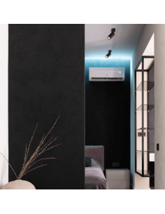 Foco de techo superficie negro MODRIAN Ø56,6mm GU10 (no incl.) 2