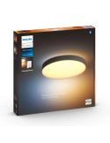 Caja  Plafón LED Redondo de color Negro Enrave XL Philips Hue 48W 6.100Lm 2.200K - 6.500K 8718696176481 | LeonLeds