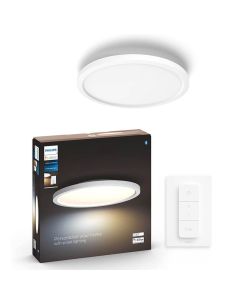 Plafón LED redondo Blanco Aurelle Philips Hue 24,5W 2.450Lm 2.200K - 6.500K Hue White Ambience Philips | LeonLeds