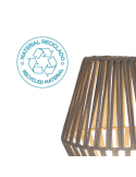 Lampe de table d'extérieur Conta de 30 recyclé