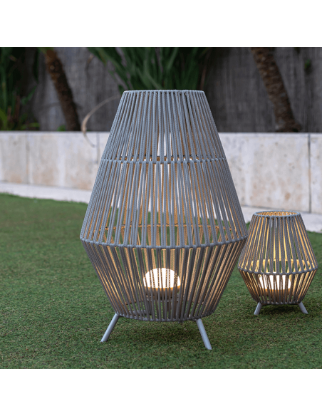 Lampe à poser d'extérieur Conta 70cm ambiant