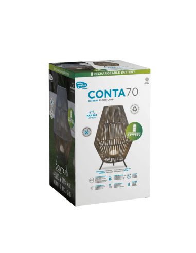 Lámpara de mesa exterior Conta de 70cm embalaje