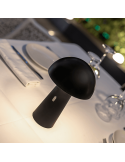 Lámpara de mesa recargable Shitake negro ambiente