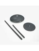 Candeeiro de mesa exterior recarregável de metal Sardenha 30 montagem