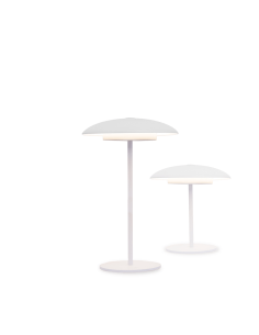 Lámpara de mesa exterior de metal recargable Sardinia