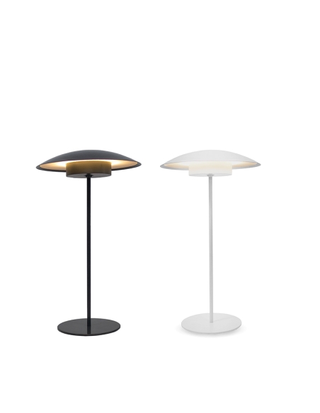 Lámpara de mesa LED exterior sin cables Sardinia 40 blanca o antracita serie