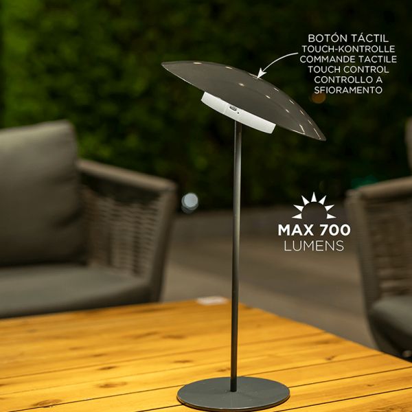 LED exterior sin cables Sardinia 40 antracita ambiente orientable