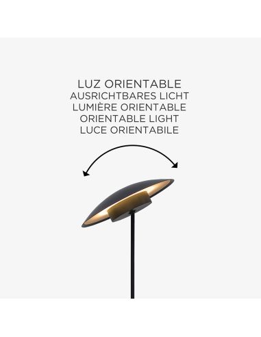 LED exterior sin cables Sardinia 40 antracita orientable