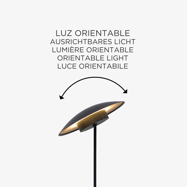 LED exterior sin cables Sardinia 40 antracita orientable