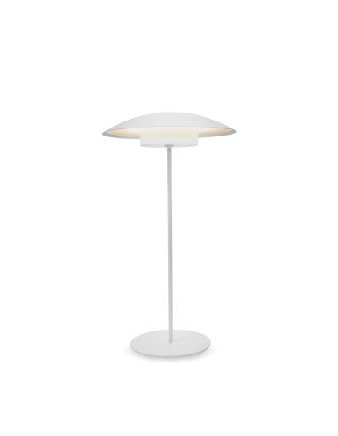Lámpara de mesa LED exterior sin cables Sardinia 40 blanca