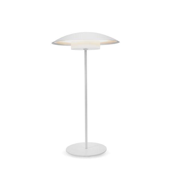 Lámpara de mesa LED exterior sin cables Sardinia 40 blanca