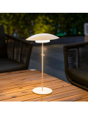 Lámpara de mesa LED exterior sin cables Sardinia 40 antracita ambiente