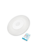Altavoz LED flotante para piscina y pared Play Disk con mando