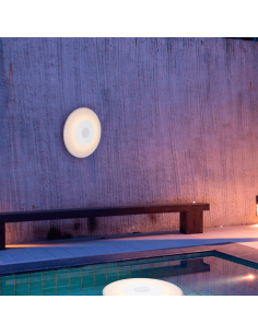 Altavoz LED flotante para piscina y pared Play Disk 2