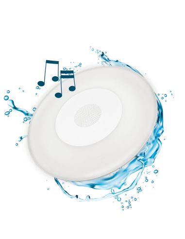 Altavoz LED flotante para piscina y pared Play Disk