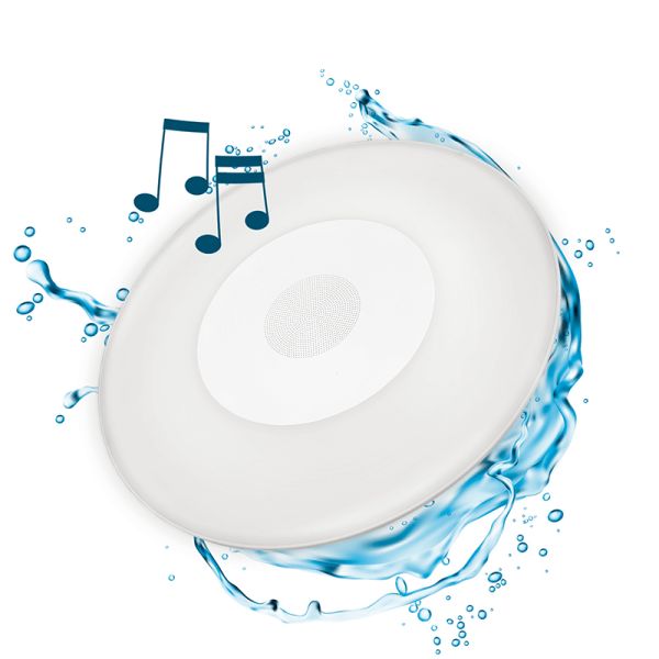 Altavoz LED flotante para piscina y pared Play Disk