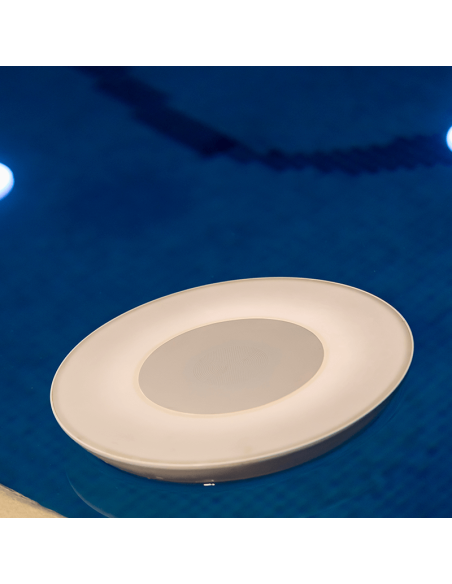 Altavoz LED flotante para piscina Play Disk IP67