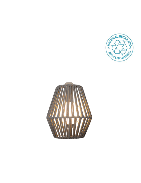 Aplique de pared LED con batería recargable Conta Wall gris