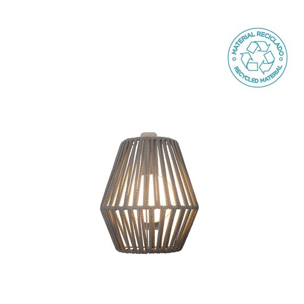 Aplique de pared LED con batería recargable Conta Wall gris