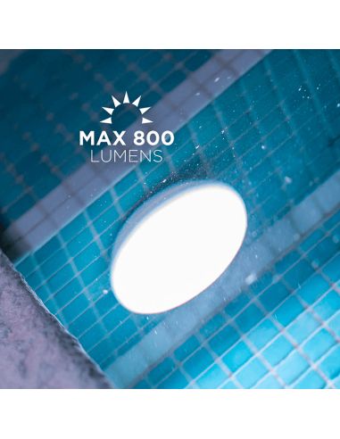 Luz LED RGB para piscina recargable Papaya 12 con ventosas New Garden