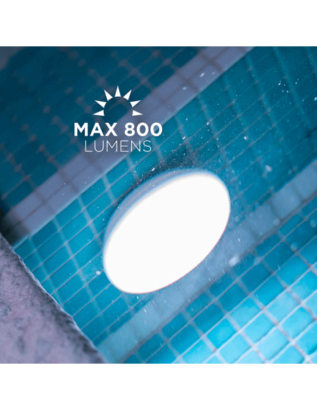 Luz LED RGB para piscina recargable Papaya 12 con ventosas New Garden