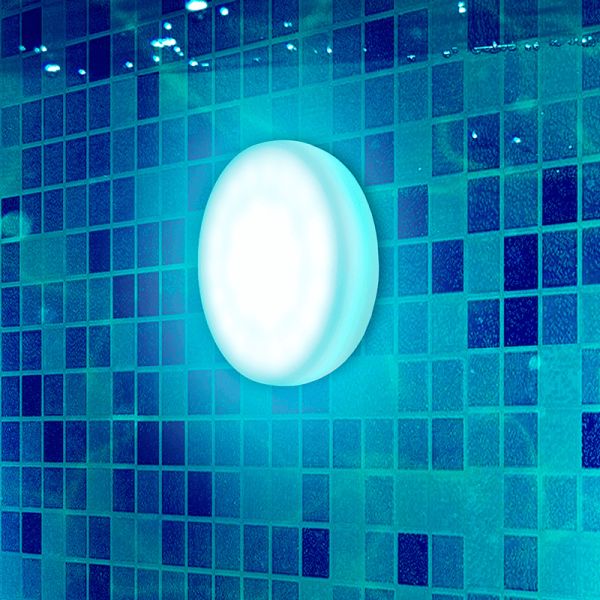 Papaya 12 LED RGB recarregável para piscina