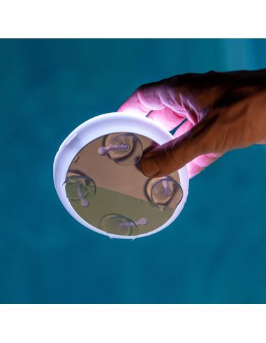 Papaya 12 luminária LED RGB recarregável para piscina com ventosas submersíveis