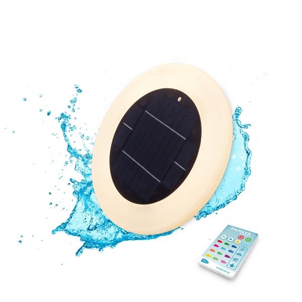 Luz LED RGB para piscina solar sin cables Papaya 30