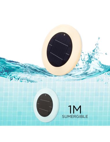 Papaye 30 1M Lumière de piscine LED solaire RVB sans fil
