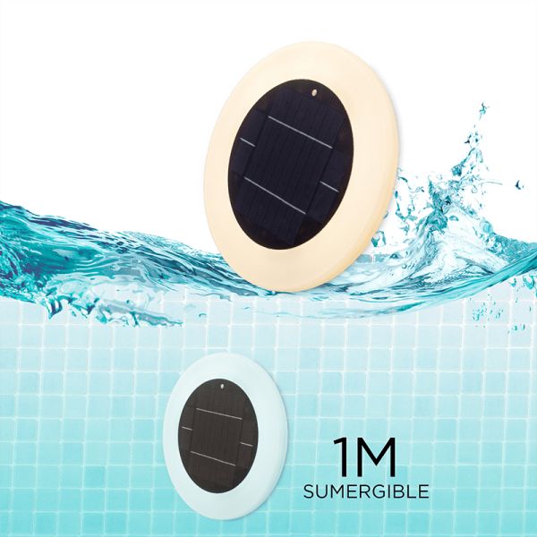 Luz LED RGB para piscina solar sin cables Papaya 30 1M
