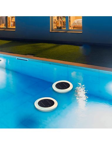 Papaya 30 Luz Solar LED RGB Flutuante Sem Fio para Piscina