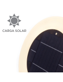 Luz LED RGB para piscina solar sin cables Papaya con placa solar