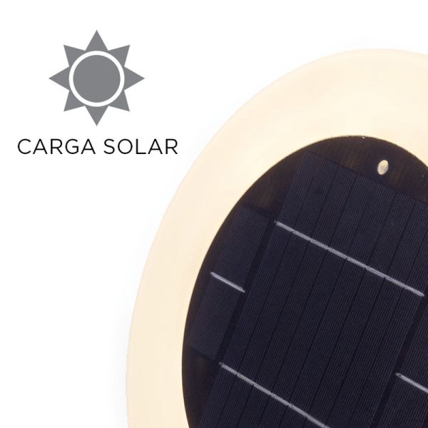 Luz LED RGB para piscina solar sin cables Papaya con placa solar