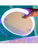 Luz LED RGB para piscina solar sin cables Papaya 30 ventosas