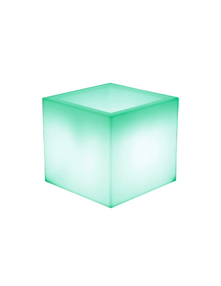 Macetero con luz LED solar para exterior Narciso 40