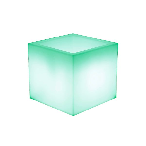 Macetero con luz LED solar para exterior Narciso 40