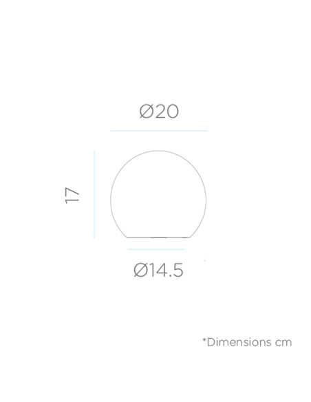 Boule LED solaire flottante multifonction Buly 20, 30 ou 40 jardin Nouveau Mesures jardin | Éclairage LeonLeds
