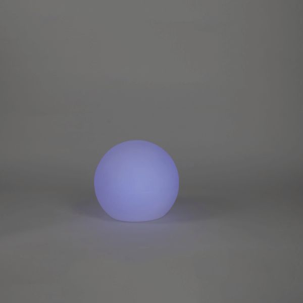 Bola LED solar multifunción flotante Buly 20, 30 o 40 jardín New Garden luz azul| LeonLeds Iluminación