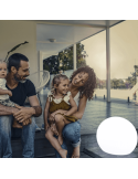 Bola LED RGB grande flotante recargable Buly 50 piscinas Garden | LeonLeds Iluminación