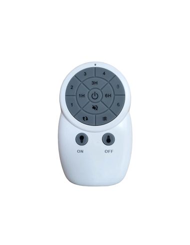 Ventilador de teto LED branco silencioso Aran 36W controle remoto