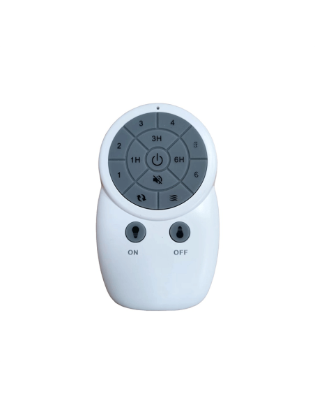Ventilador de techo LED blanco silencioso Aran 36W mando