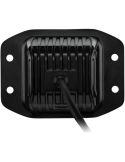Faro LED cuadrado empotrable de trabajo Black Magic Cube Kit 3,2" 12V/24V 3000Lm 2 Unds. Deutsch Hella | LeonLeds