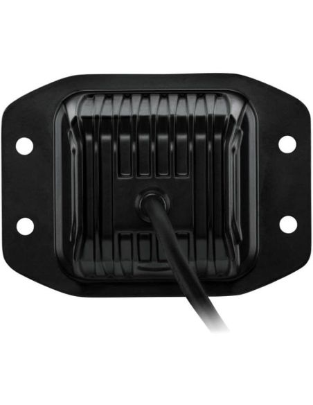 Faro LED cuadrado empotrable de trabajo Black Magic Cube Kit 3,2" 12V/24V 3000Lm 2 Unds. Deutsch Hella | LeonLeds