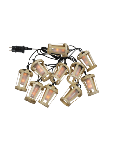 Guirnalda natural de exterior Hiama con cable o solar